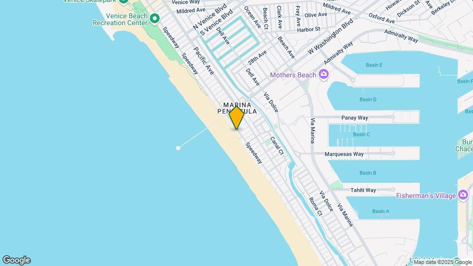 3305 Ocean Front Walk Map and Location Details