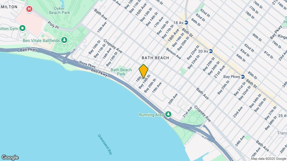 244 Bay 19th St Map and Location Details