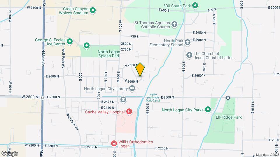 2599 N Black Walnut Dr Map and Location Details