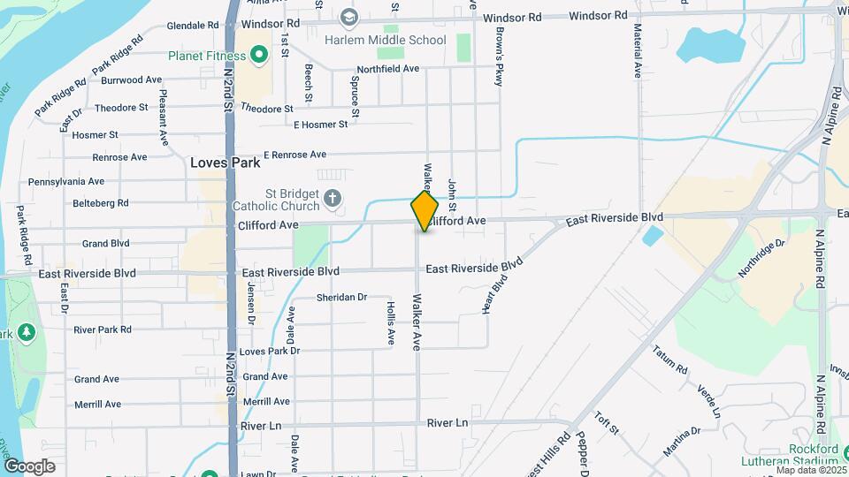 5905 Walker Ave Map and Location Details