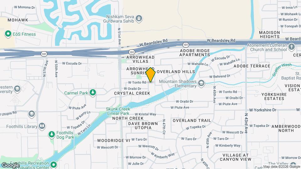 19637 N 49th Ave Map and Location Details