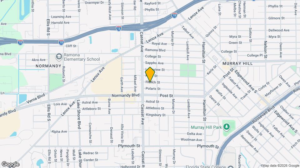 4826 French St Map and Location Details