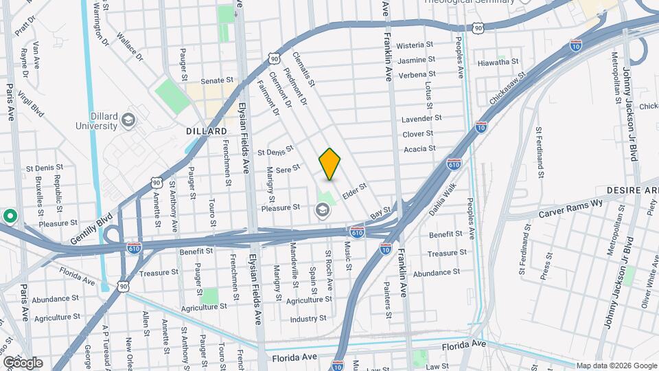 3540 Clermont Dr Mapa y Detalles de la Ubicación