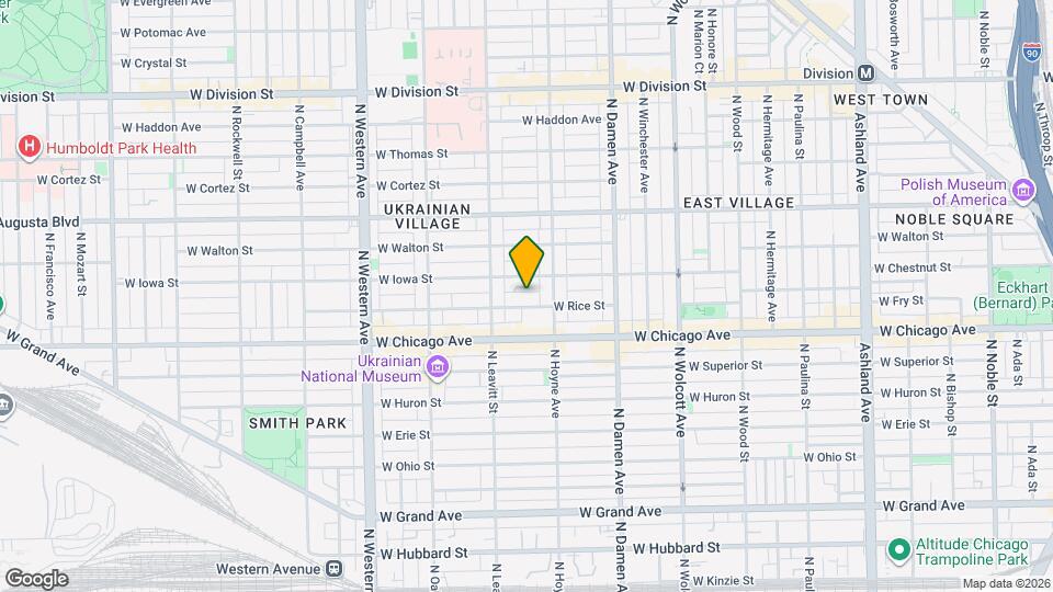 2130 W Rice St Map and Location Details