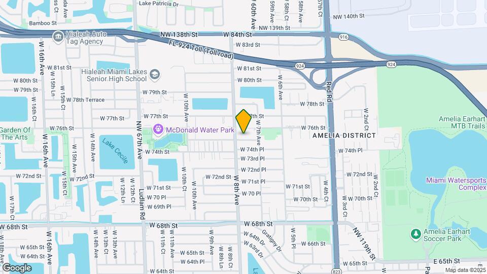 775 W 75th St Map and Location Details