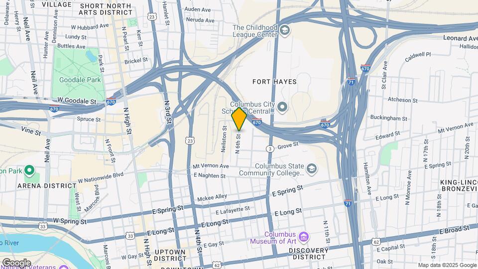 764 N 6th St Map and Location Details