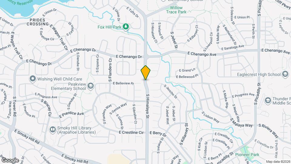 5072 S Himalaya Ct Map and Location Details