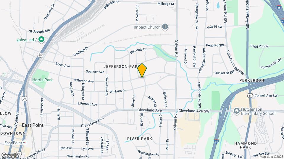 1058 Jefferson Ave Map and Location Details