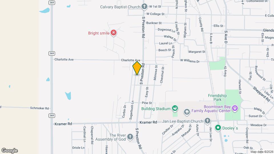 821 Sugarbush Ln Map and Location Details