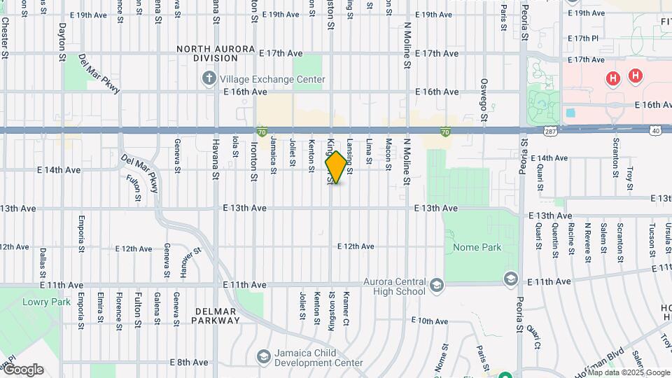 1350 Kingston St. Mapa y Detalles de la Ubicación
