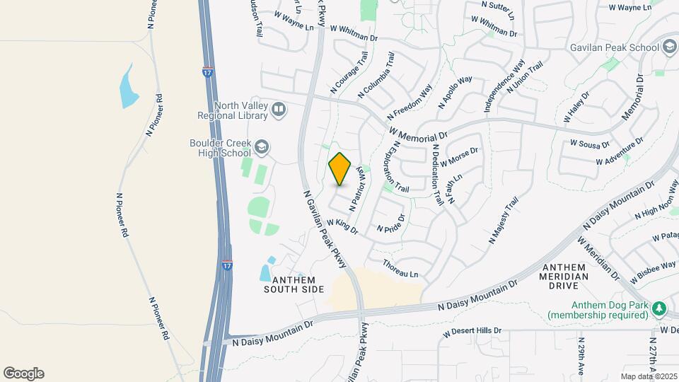 3556 W Warren Ln Map and Location Details