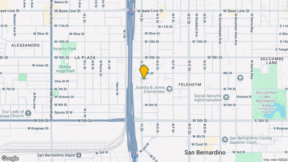 749 N H St Mapa y Detalles de la Ubicación