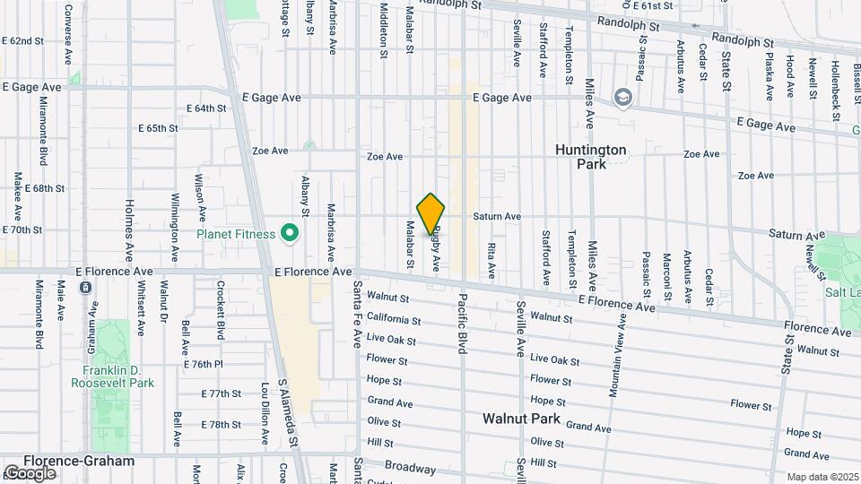 7015 Rugby Ave Mapa y Detalles de la Ubicación