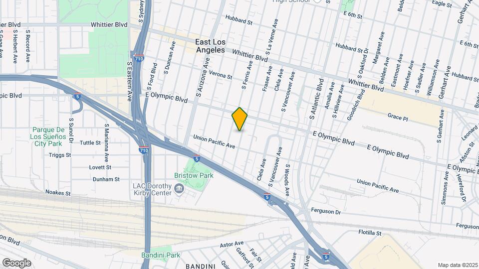 1255 S La Verne Ave Map and Location Details