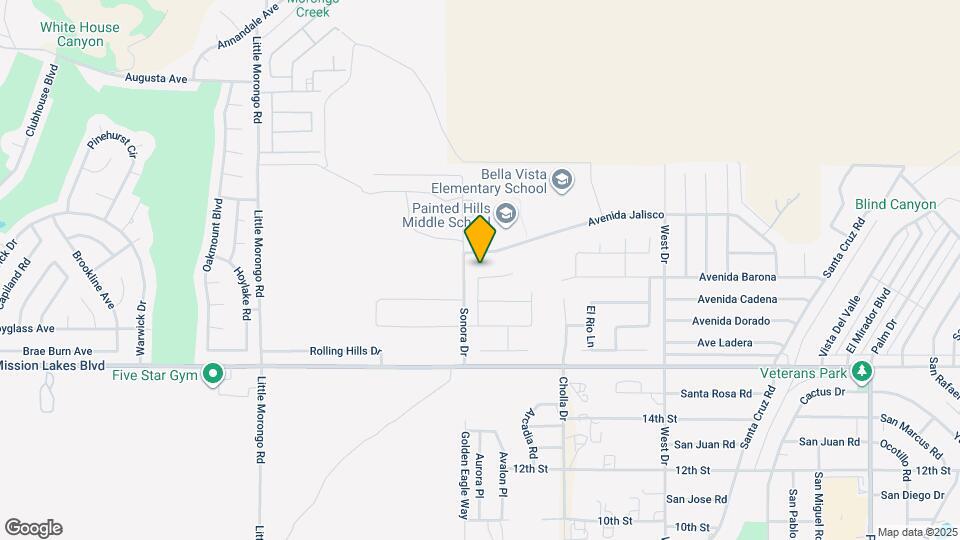 65548 Avenida Barona Map and Location Details