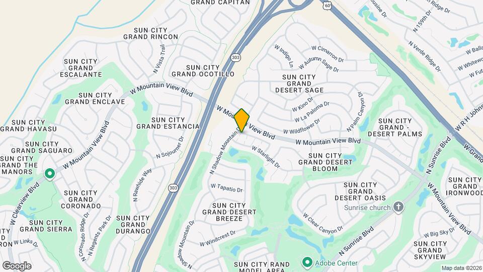 16149 W Quail Creek Ln Map and Location Details