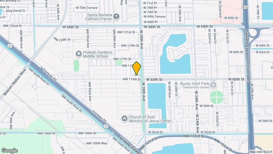 11417 NW 87th Pl Map and Location Details