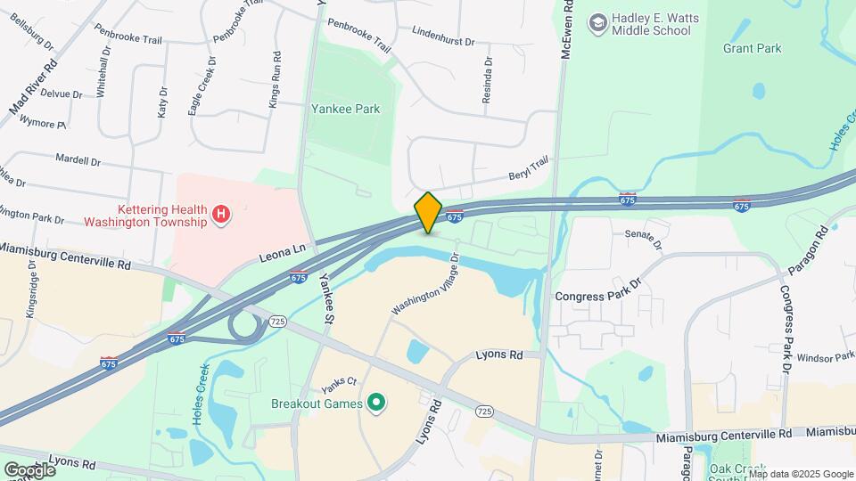 Washington Park Map and Location Details