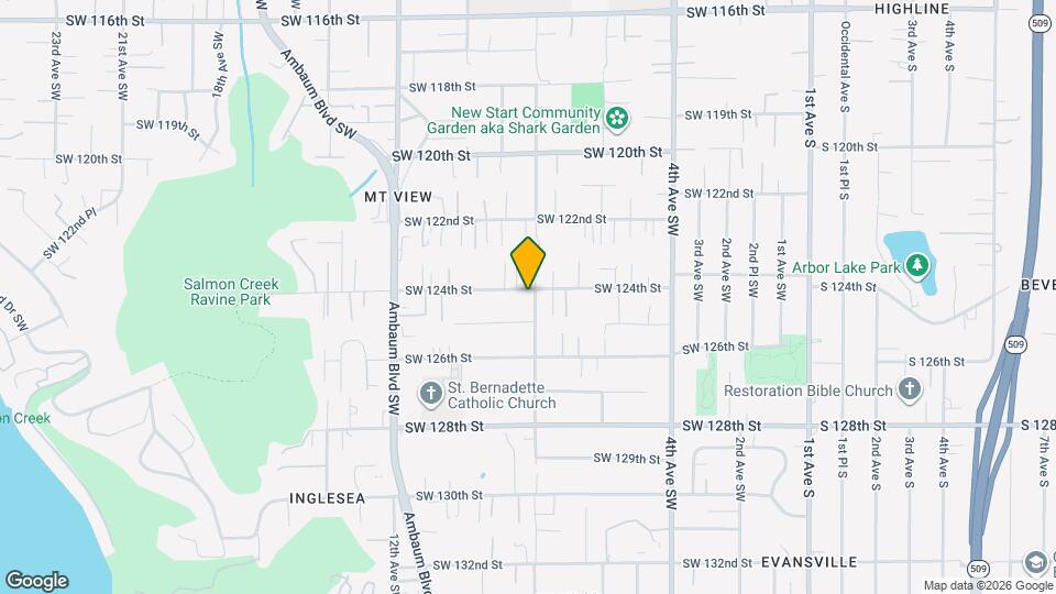 805 SW 124th St Mapa y Detalles de la Ubicación