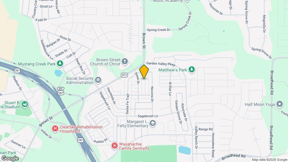 210 Sendero Dr Map and Location Details