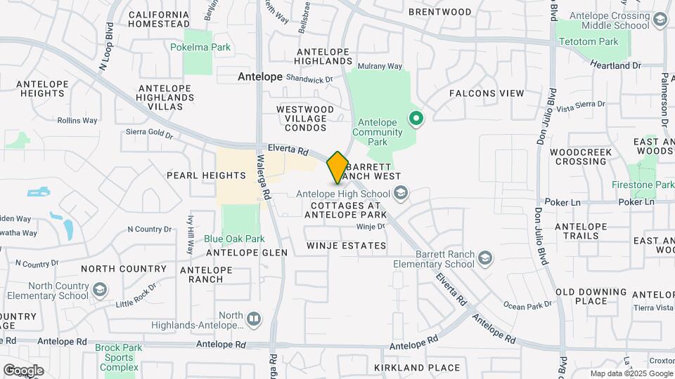 4521 Antelope Park Way Mapa y Detalles de la Ubicación