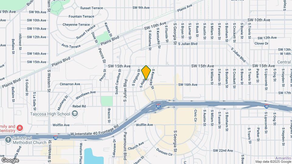 1537 S Alabama St Map and Location Details