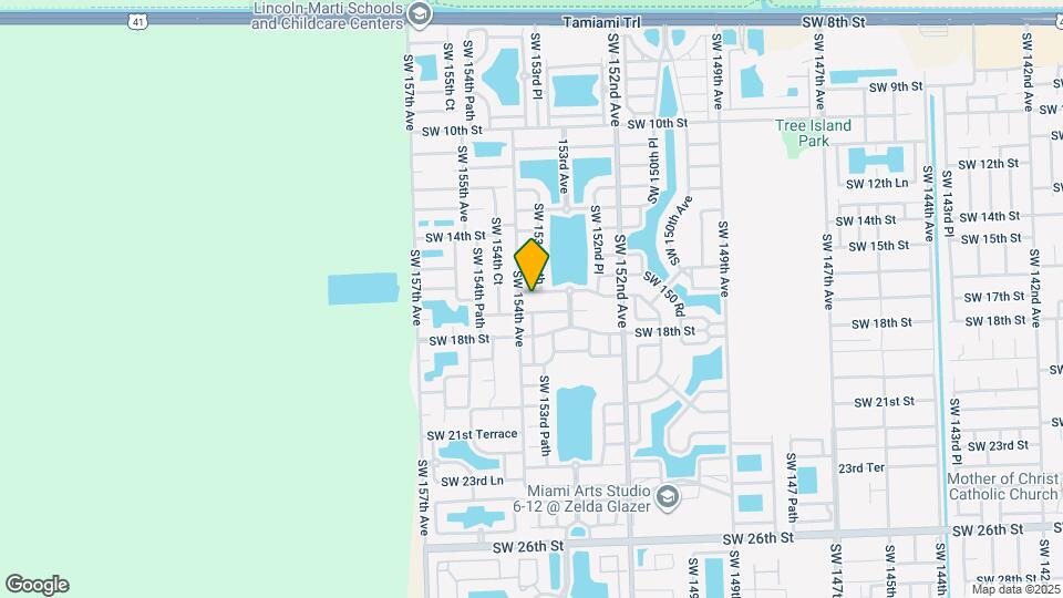 15382 SW 16th Terrace Map and Location Details