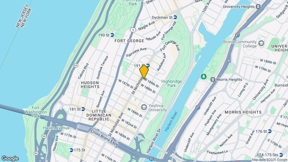 564 W 189th St Map and Location Details