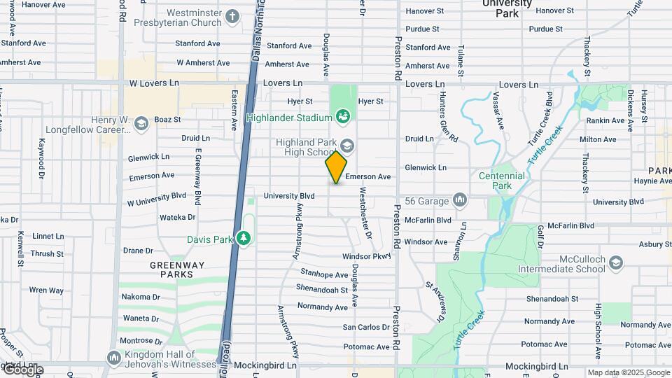 4236 University Blvd Mapa y Detalles de la Ubicación