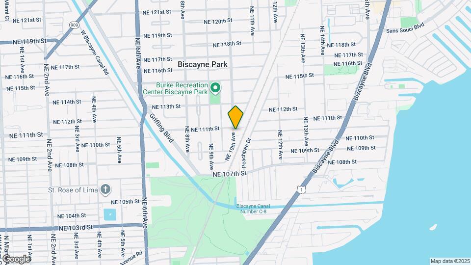 1001 NE 110th St Map and Location Details