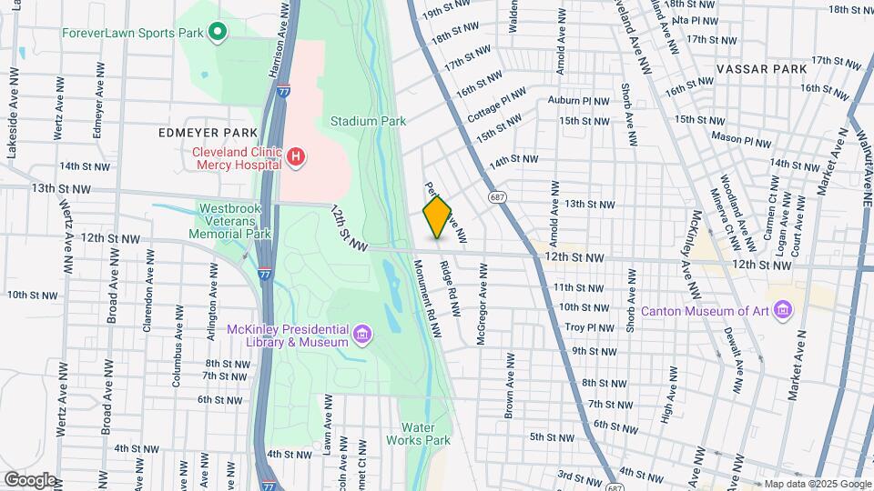 1205 Ridge Rd NW Map and Location Details