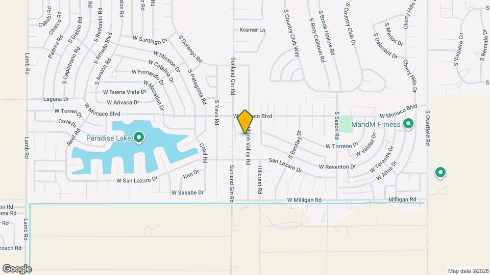 15610 S Moon Valley Rd Map and Location Details