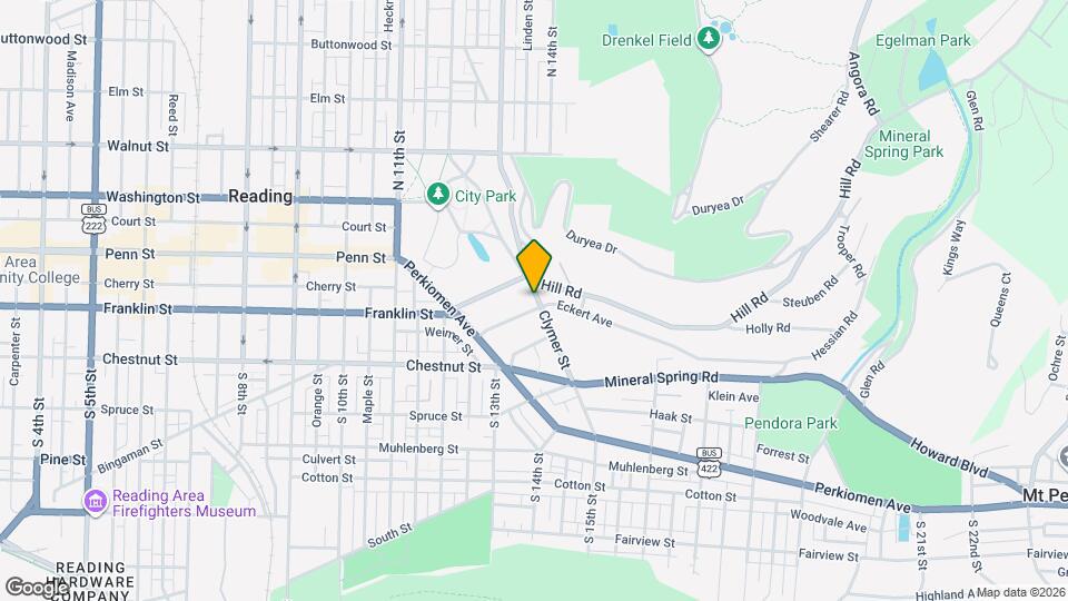 1257 Eckert Ave Map and Location Details