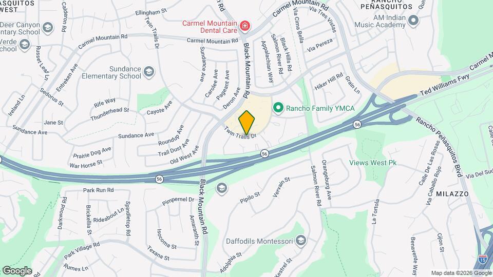 9356 Twin Trails Dr Map and Location Details