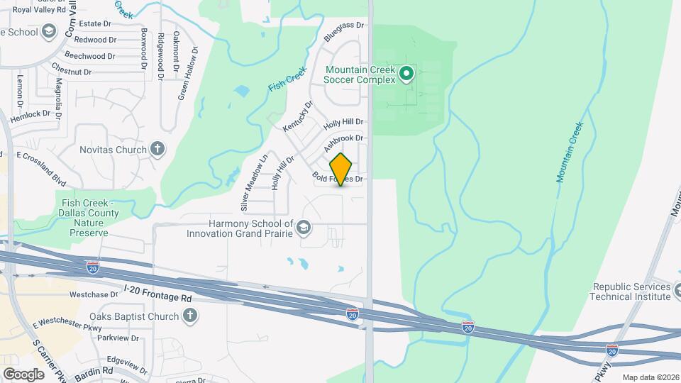 1338 Winding Hollow Dr Map and Location Details