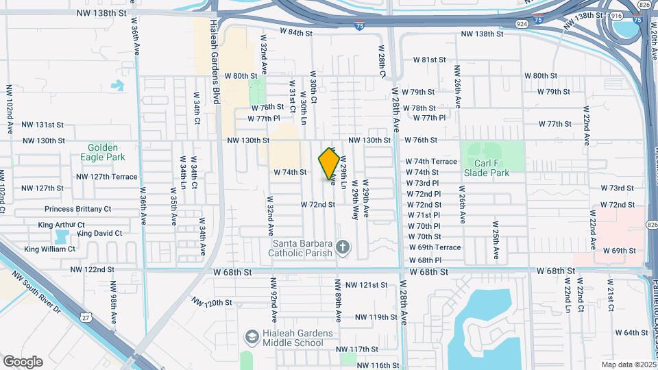 7330 W 30th Ave Mapa y Detalles de la Ubicación