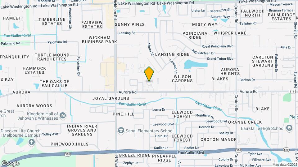2668 Aurora Rd Map and Location Details
