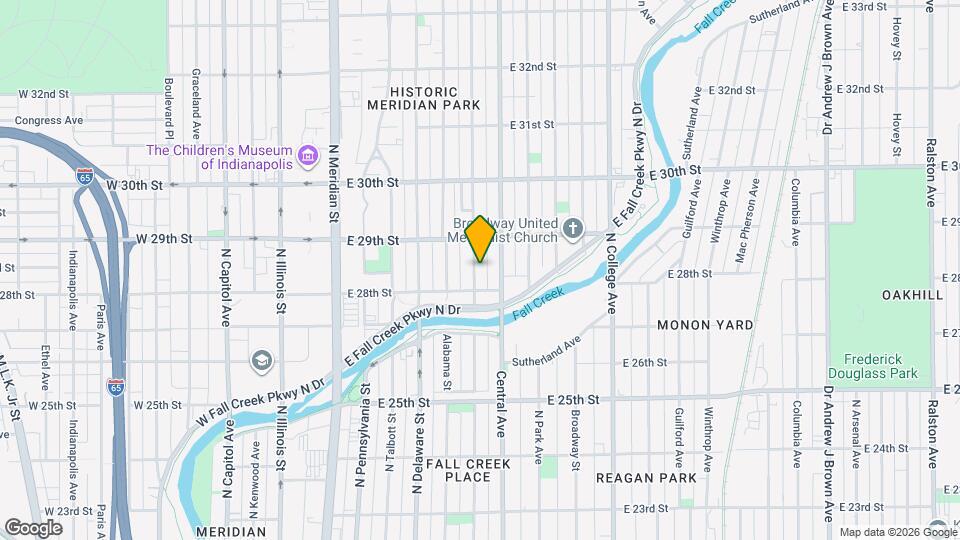 2823 N New Jersey St Map and Location Details