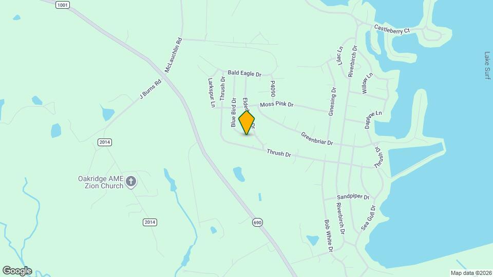 862 Blue Bird Dr Mapa y Detalles de la Ubicación