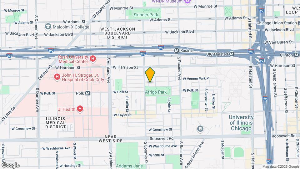 1320 W Lexington St Map and Location Details