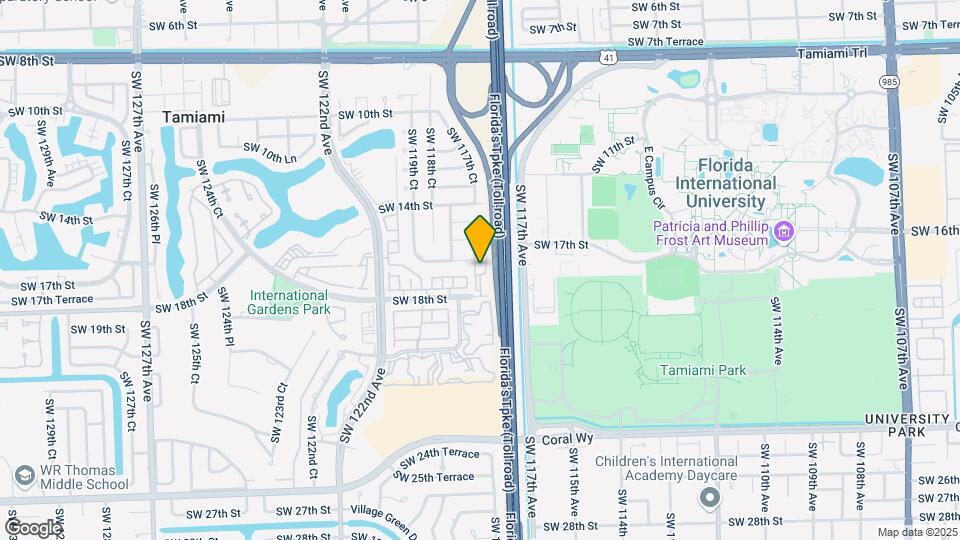 11755 SW 18th St Map and Location Details