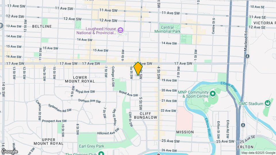 1815 5th St SW Map and Location Details