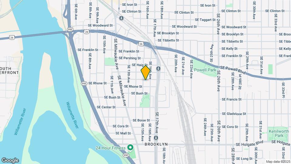 3612 SE 15th Ave Mapa y Detalles de la Ubicación