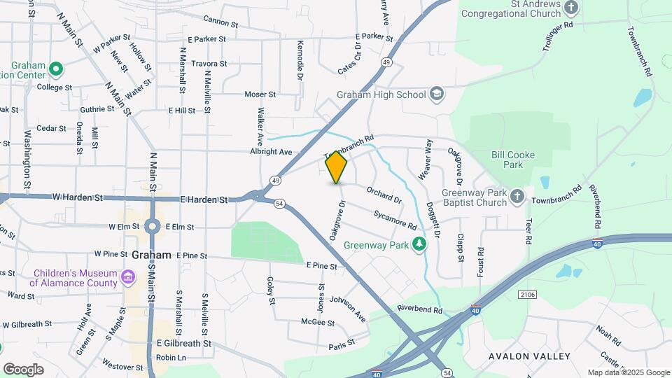 404 Oakgrove Dr Mapa y Detalles de la Ubicación