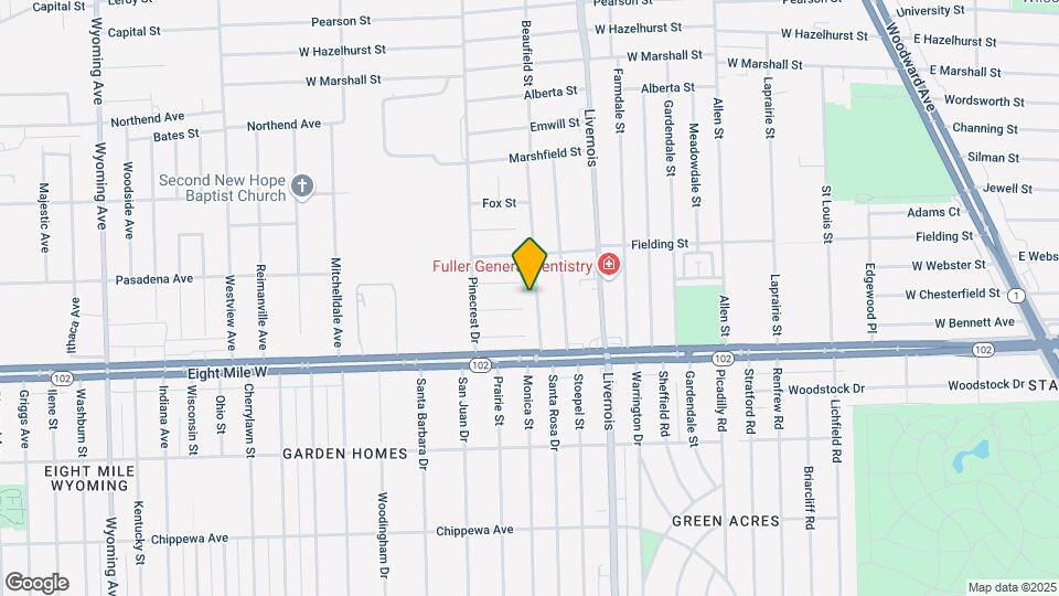 305 Kensington Ave Mapa y Detalles de la Ubicación