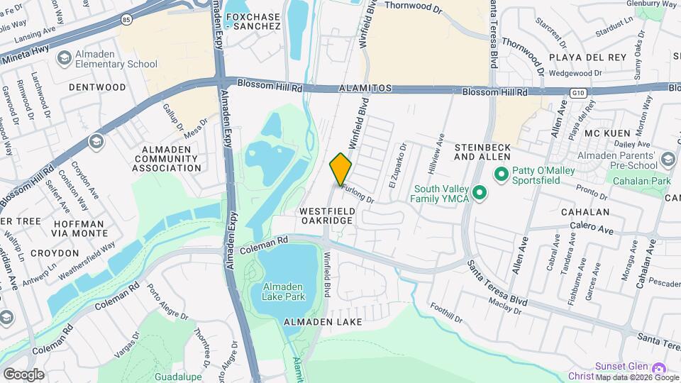 5837 Lake Crowley Pl Map and Location Details