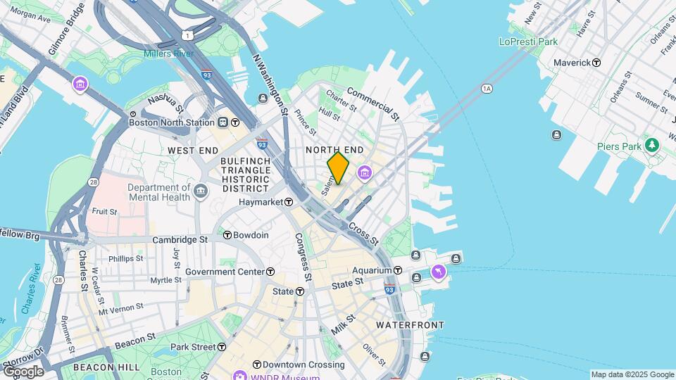 236 Hanover St, Unit 1 Mapa y Detalles de la Ubicación