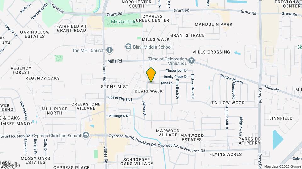 10623 Mist Ln Map and Location Details