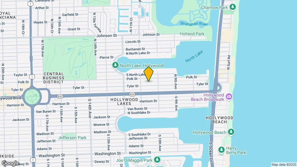 1033 Tyler St Map and Location Details