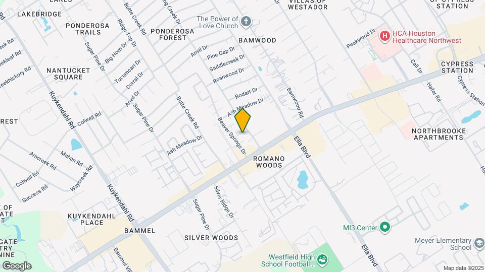 17116 Beaver Springs Dr Map and Location Details